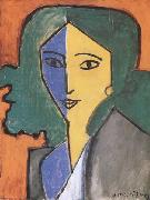 Henri Matisse Portrait of Lydia Delectorskaya (mk35) oil painting reproduction